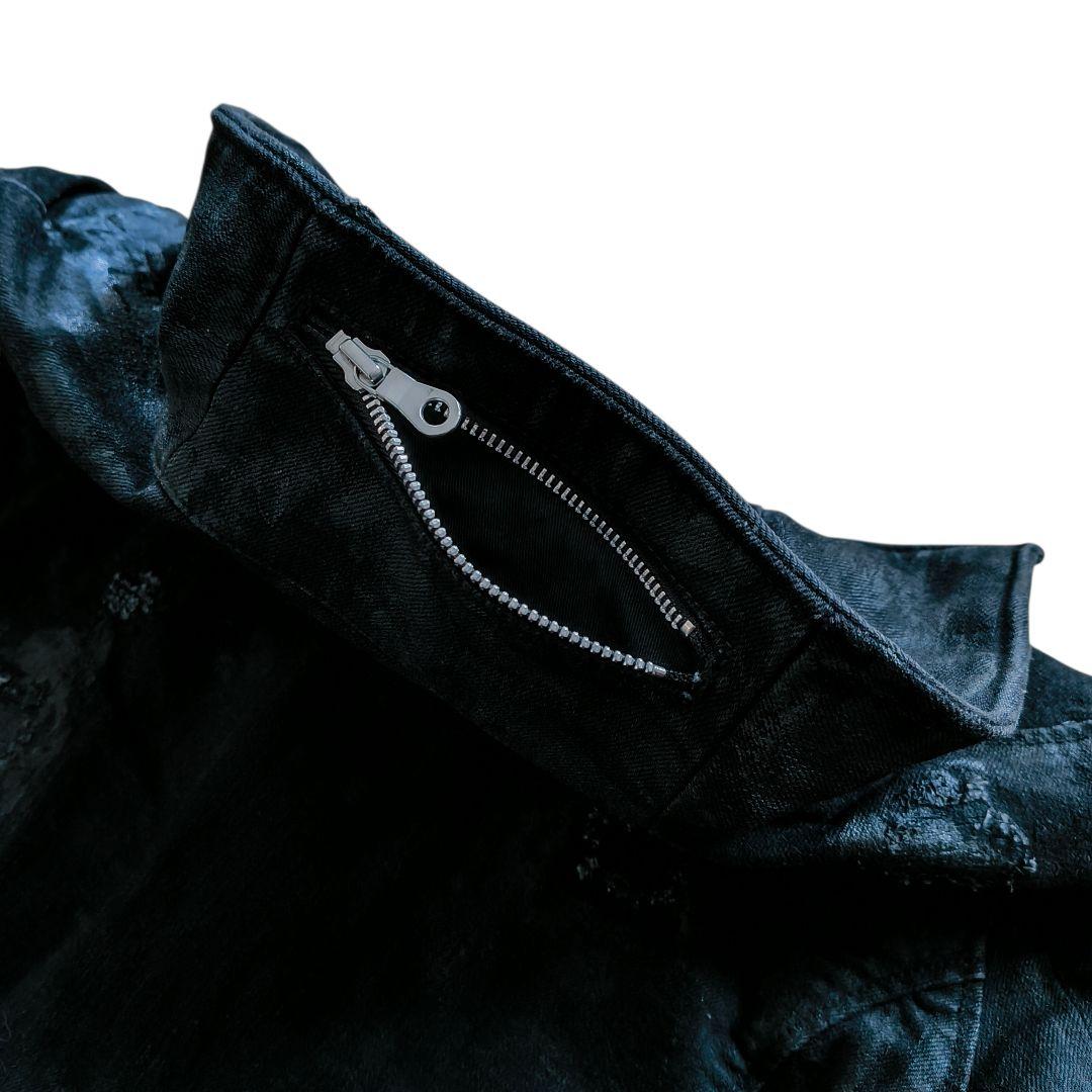 レア✨️NO ID.×OVERDESIGN ストレッチデニム WライダースJKT