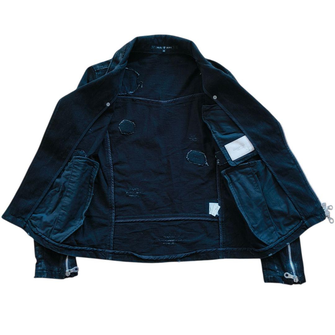 レア✨️NO ID.×OVERDESIGN ストレッチデニム WライダースJKT