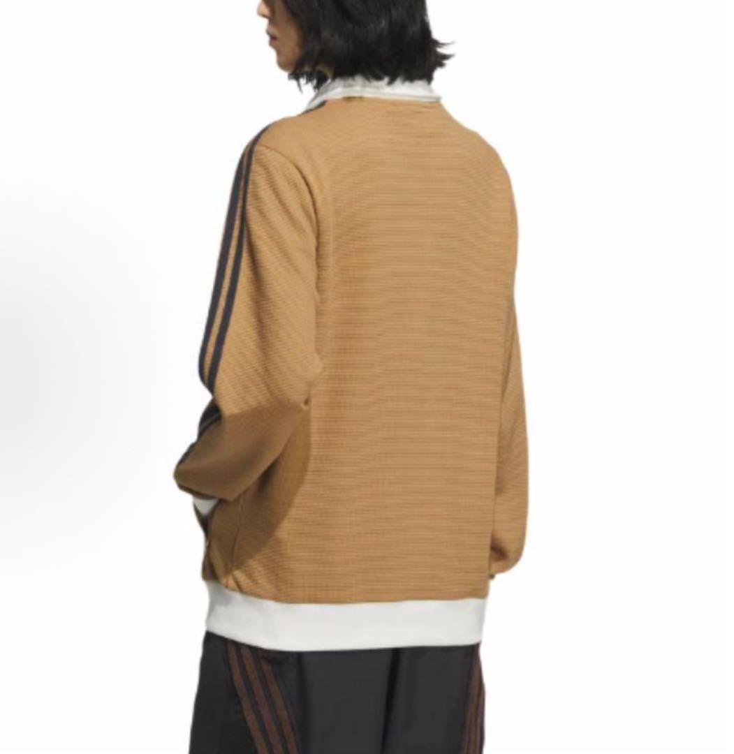 新品M adidas 長袖ジャケット ブラウン　KB8952