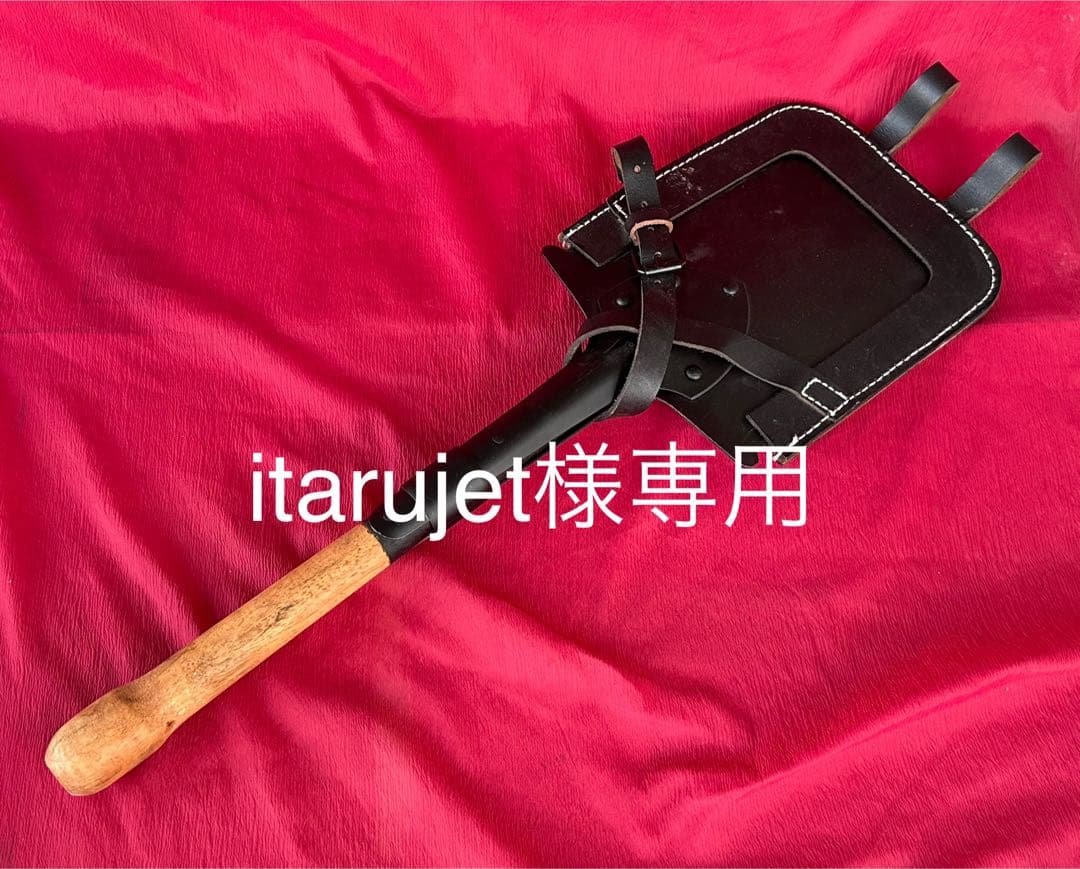 【専用】WWⅡドイツ軍／M31型アルミカップ付水筒＆兵下士官用ストレートスコップ