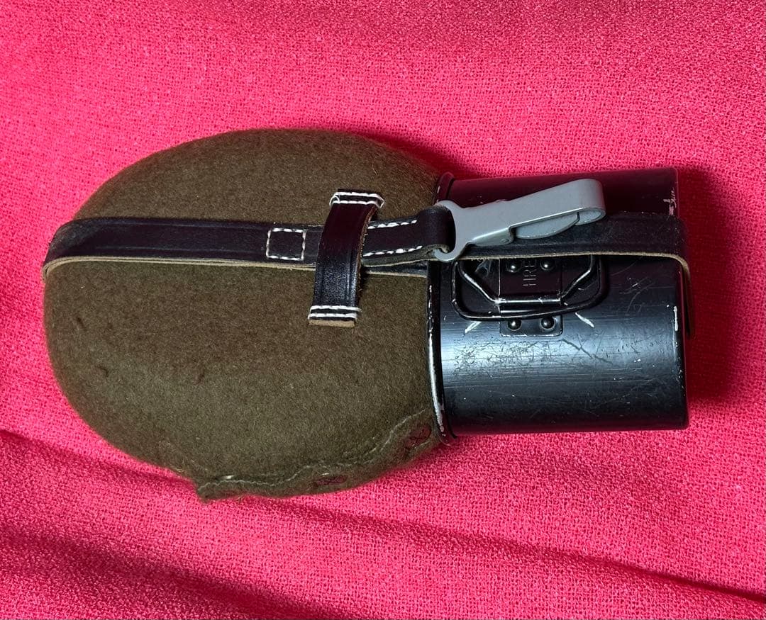 【専用】WWⅡドイツ軍／M31型アルミカップ付水筒＆兵下士官用ストレートスコップ