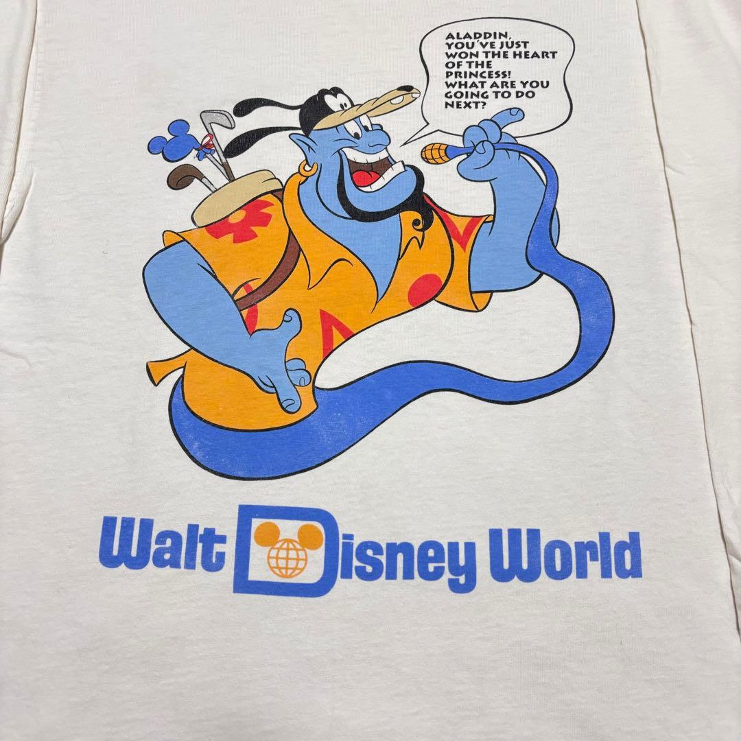 ディズニー アラジン ジーニー　tシャツ ヴィンテージ レア ムービーT 映画T