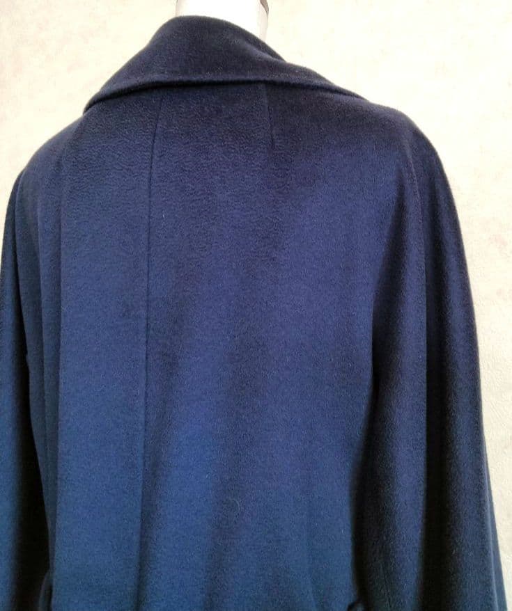 マックスマーラ　ウィークエンド　ダークブルー ロングコート 40　レディース