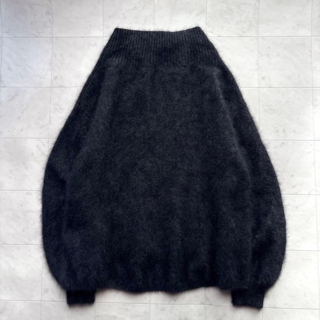 ノーブル 人気 ファーニット オフショル プルオーバー ブラック系 フリー