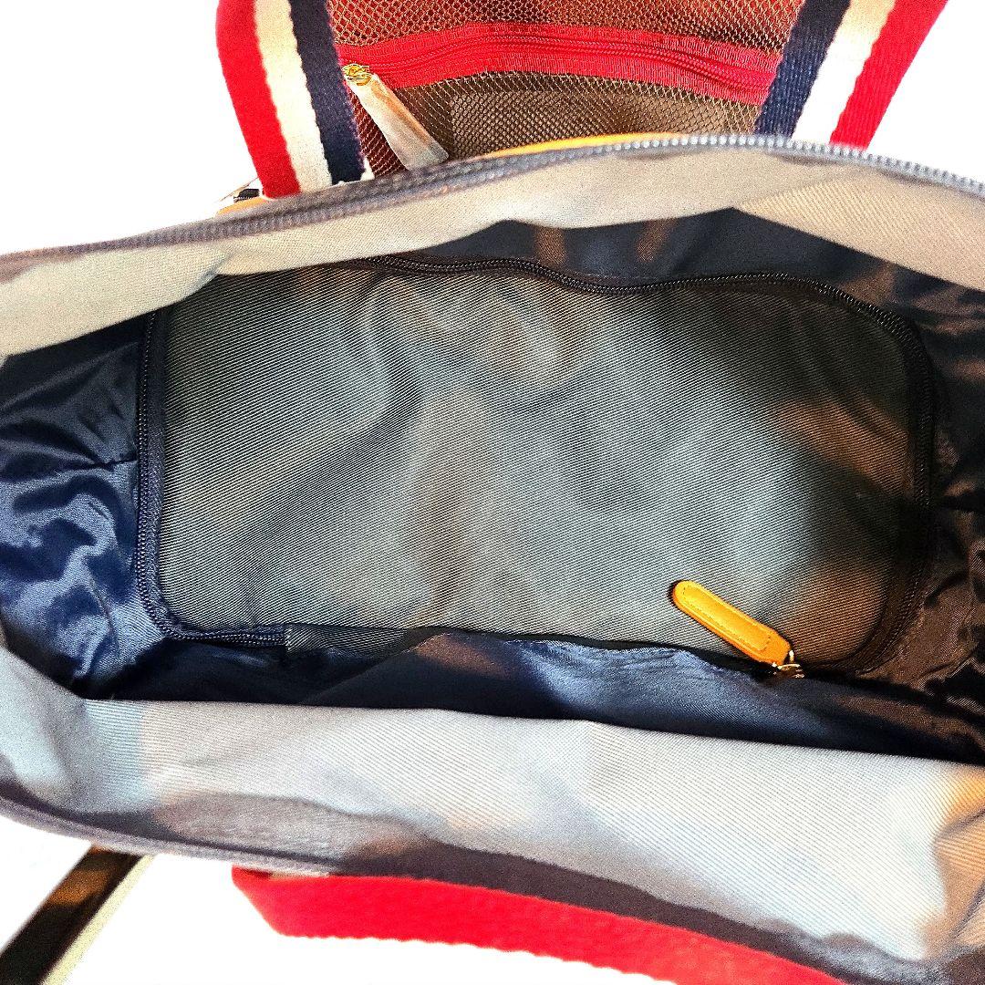 限定値下☆新品 スワニー トリコロール トートキャリーバッグ ネイビー 旅行