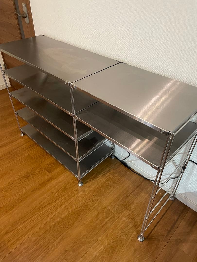 無印良品 ステンレスユニットシェルフ 2台セット