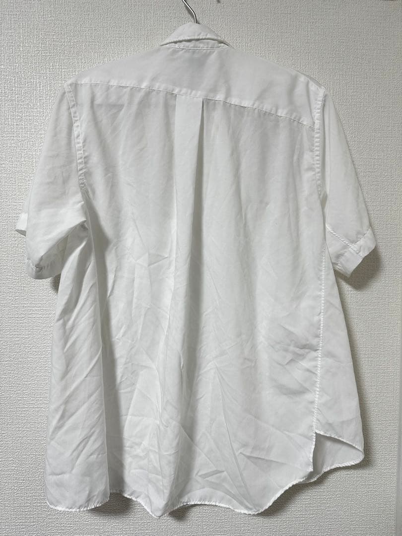 24ss 定番 エステルバイヤス半袖シャツ　ブラックコムデギャルソン