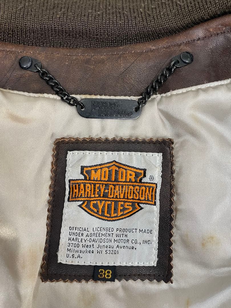 ハーレー純正 レザージャケット 38 Screamin’ Eagle