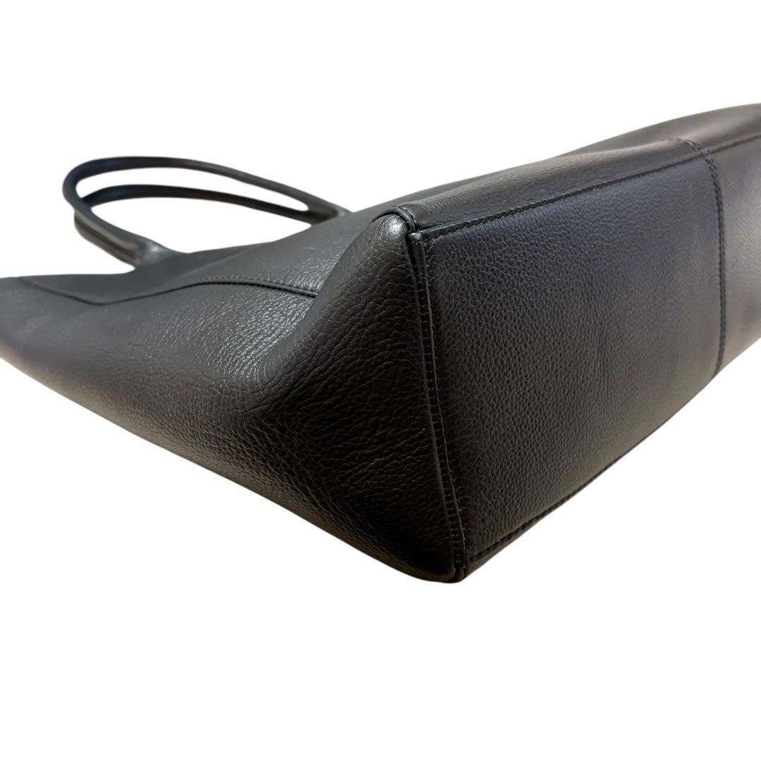 SHIPS シップス 本革 レザートートバッグ A4収納可 通勤　ビジネス