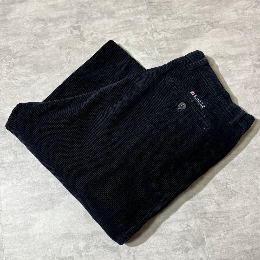 ポ*ゴ様 90s Ralph Lauren 2タック 太畝 コーデュロイ パンツ