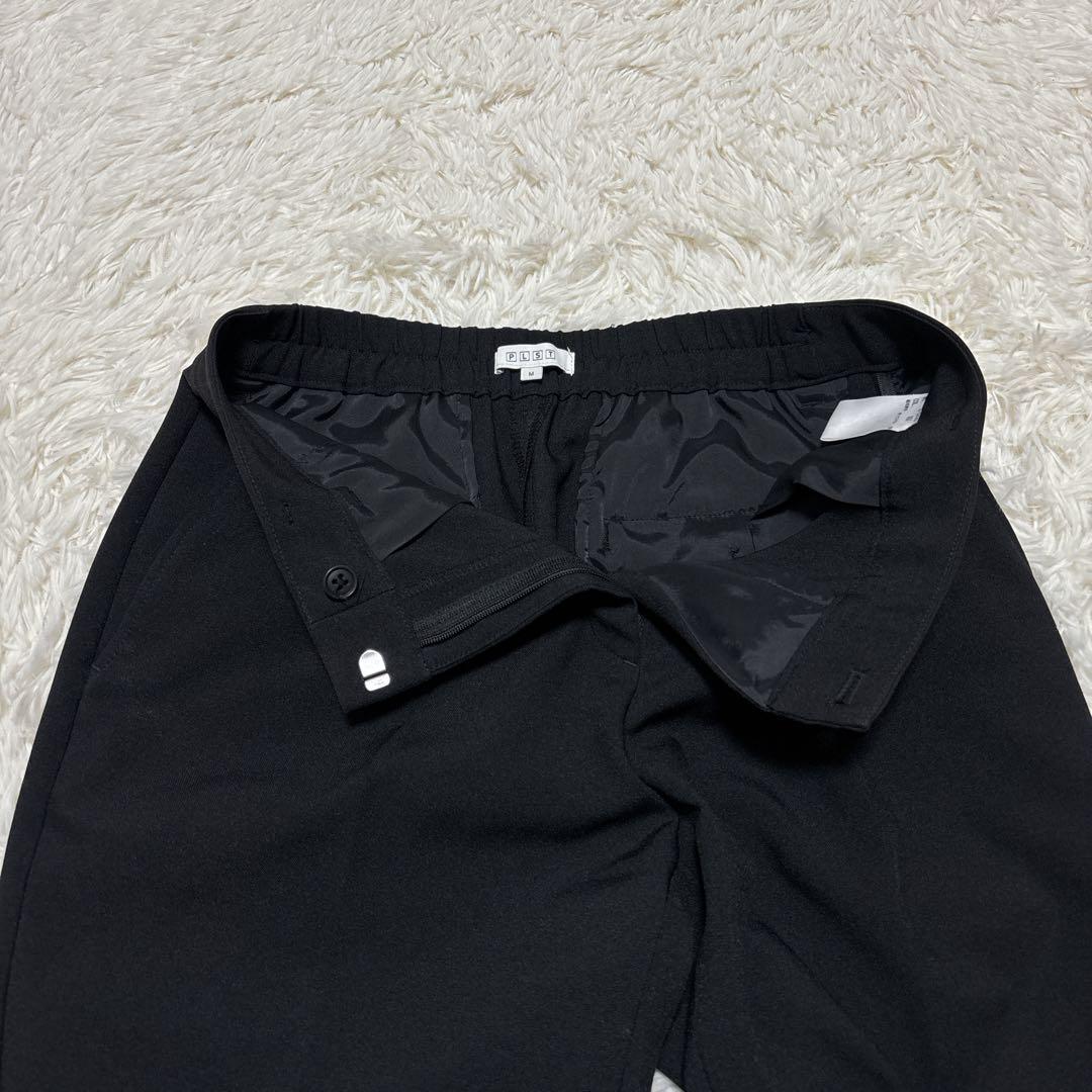 【未使用に近い】PLST　プラステ　セットアップ　ノーカラー　ブラック　Mサイズ