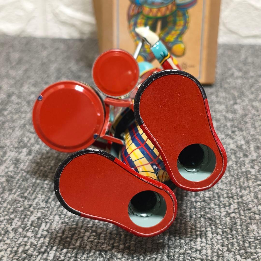 Elephant Drummer 象のドラマー レトロ金属製 ブリキ　おもちゃ