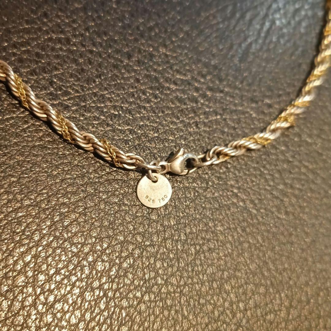 ティファニー Tiffany ツイスト ネックレス 925 750