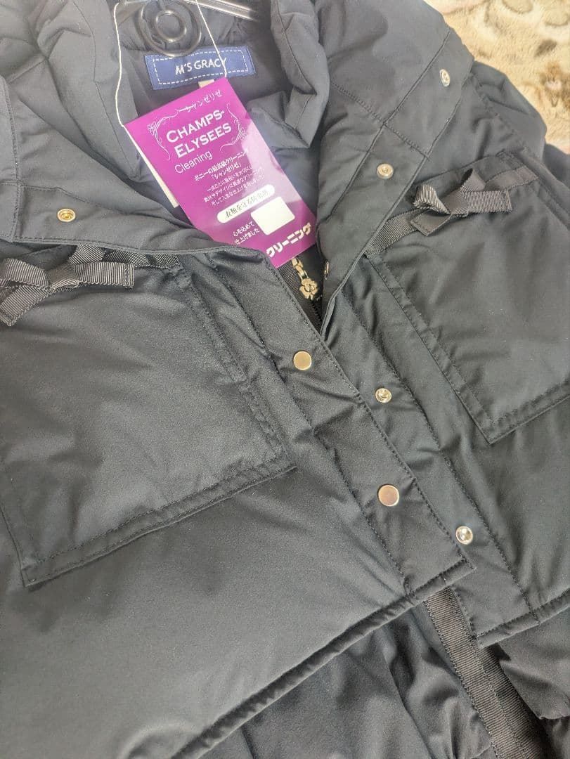 エムズグレイシー♡カタログ掲載　2Wayロングダウンコート　新品同様極美　40