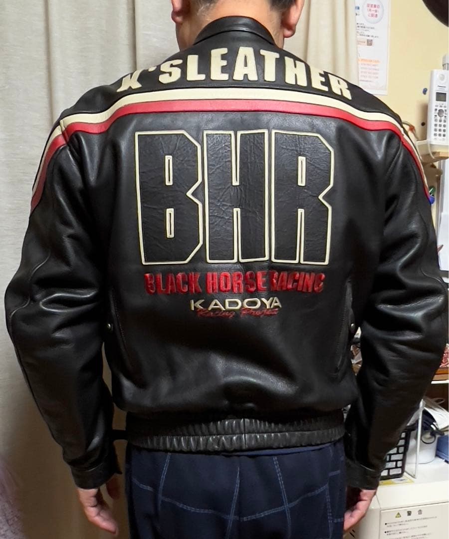 ジャケット・アウター KADOYA K'sLEATHER BLACK HORSE BHR
