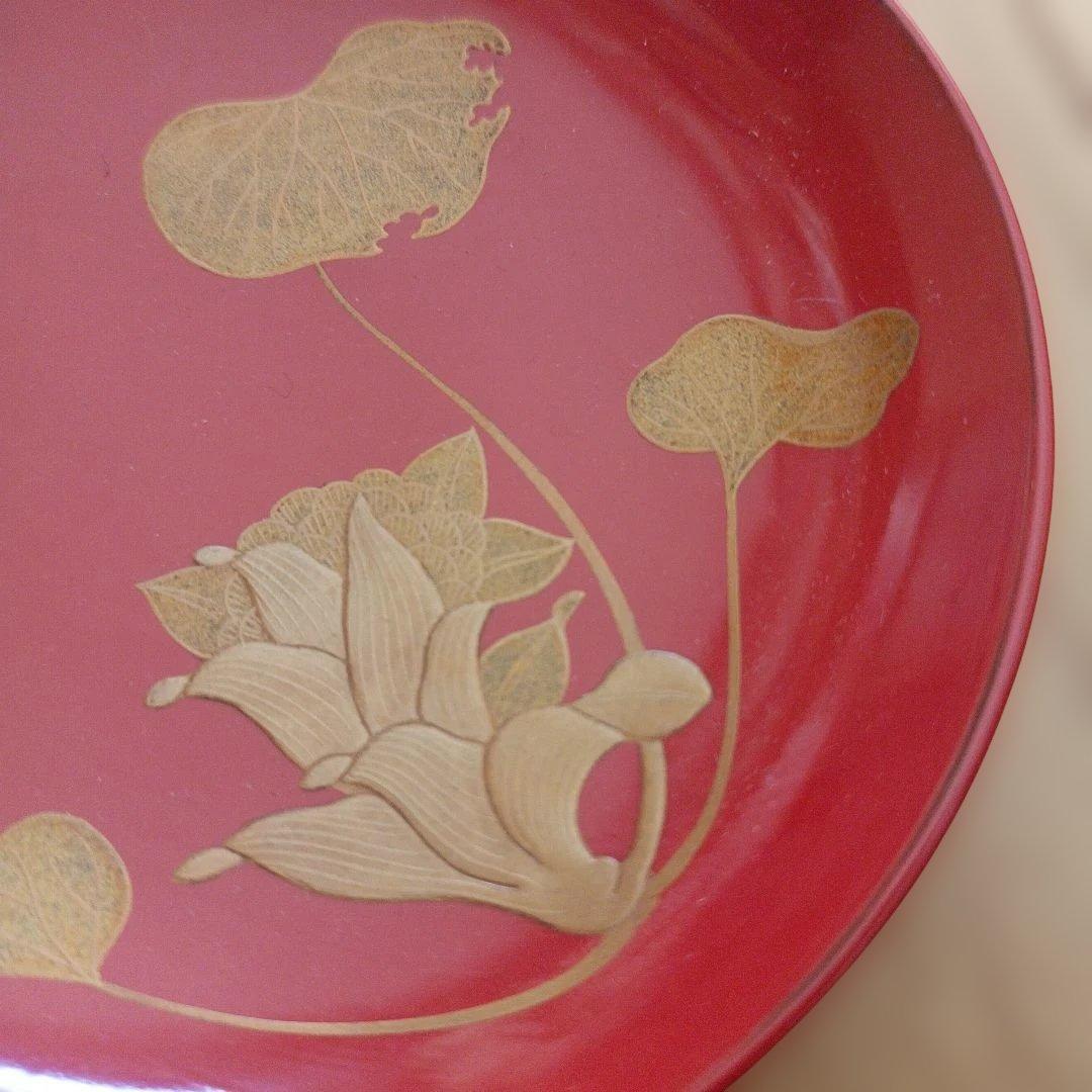 蕗茗荷蒔絵盃 富貴冥加 縁起物