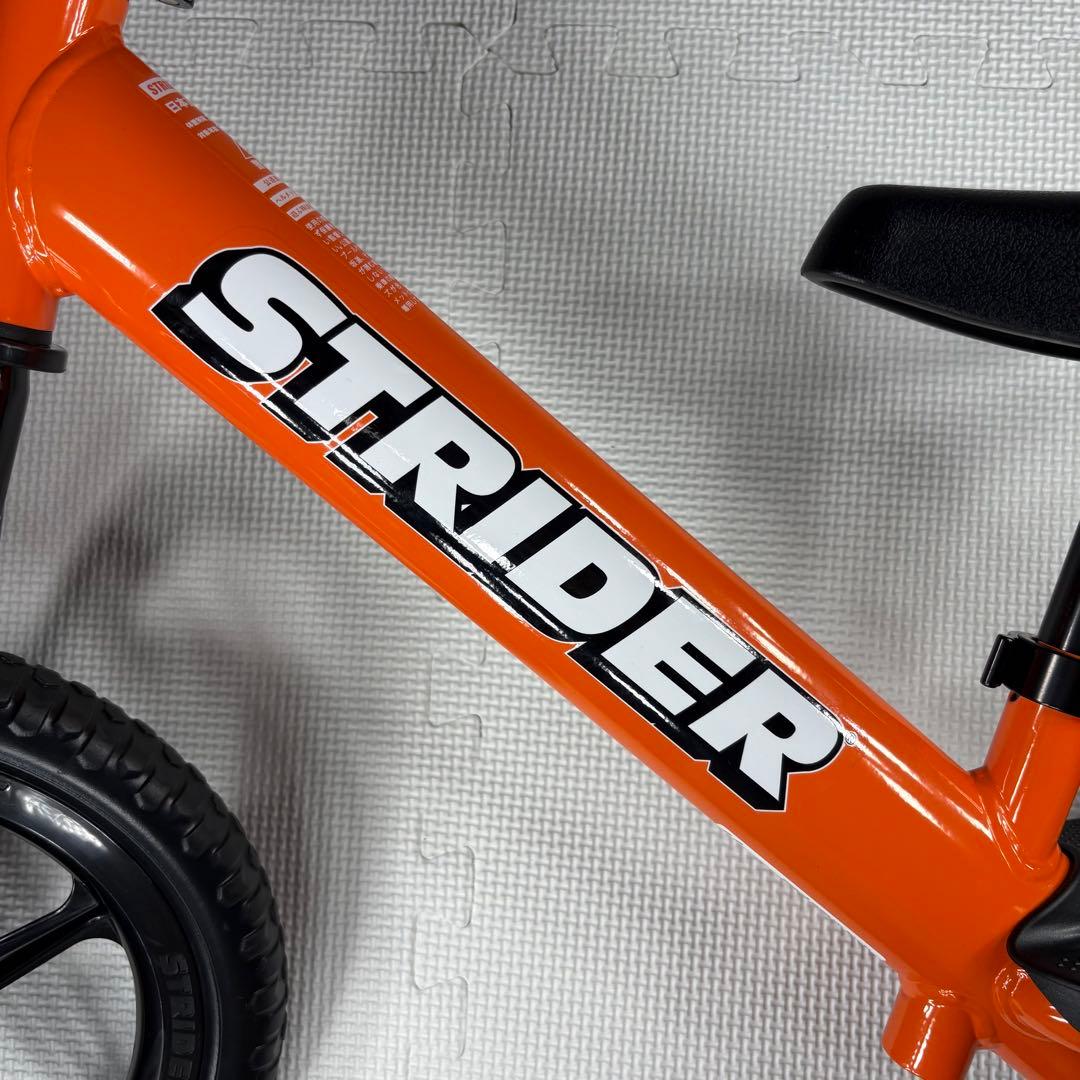 【新品級】STRIDER スポーツ バランスバイク オレンジ 12インチ