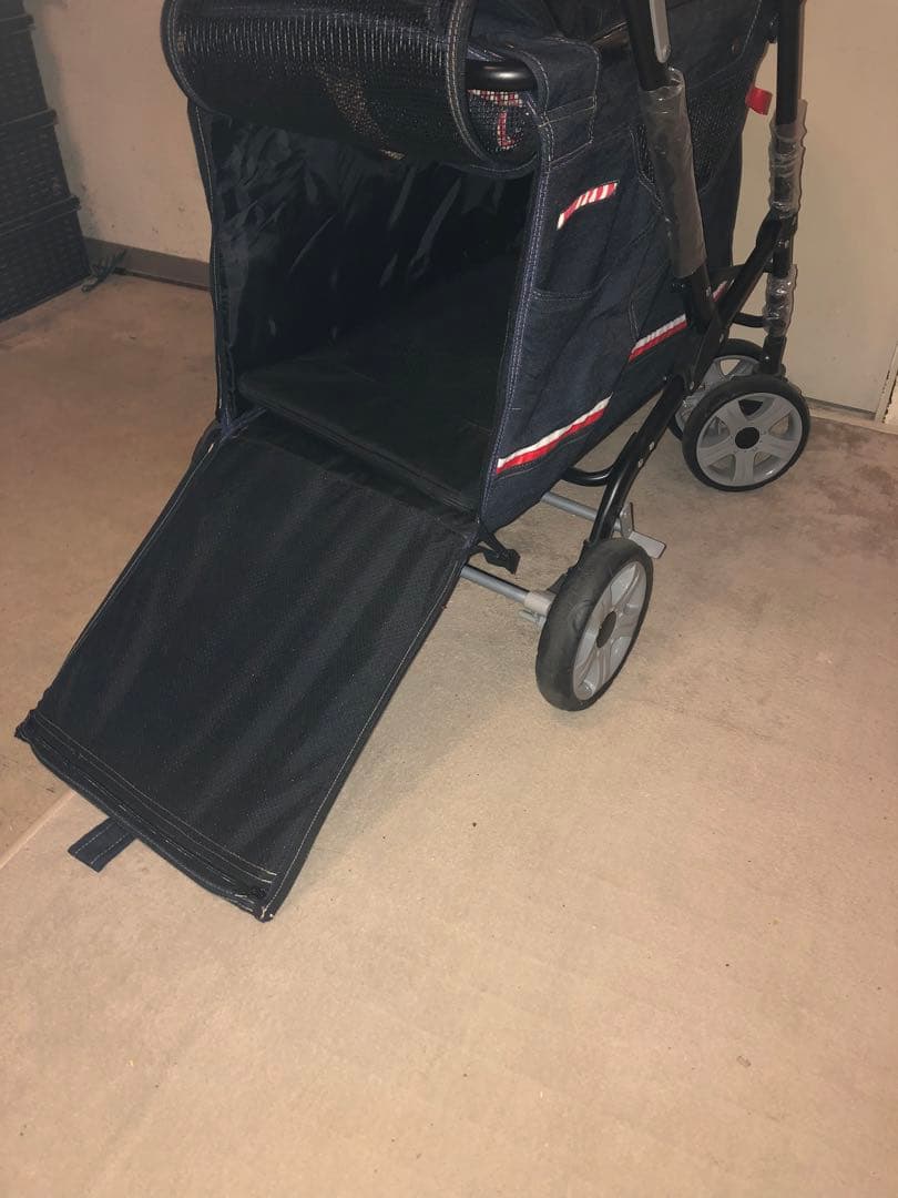 ボンビアルコン ペットカート プログレ・デニム 30kgまで可 美品