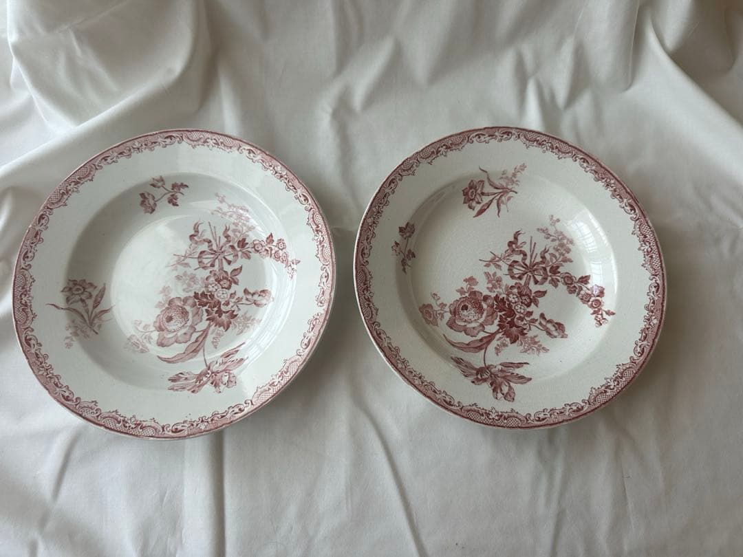 ⭐︎2枚セット⭐︎スープ皿　fontanges (フォンタンジュ)