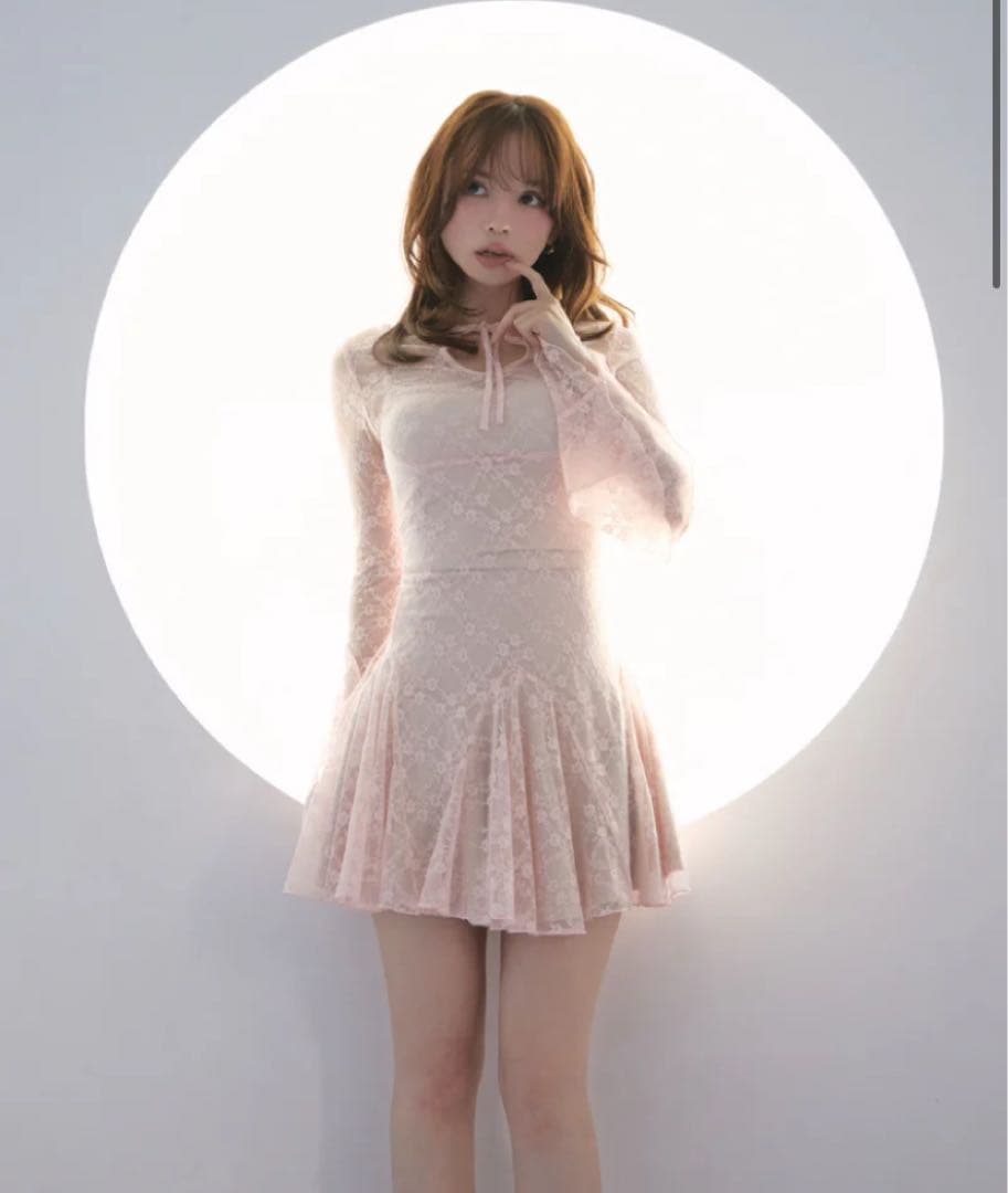 ワンピース Andmary Cereza lace mini dress