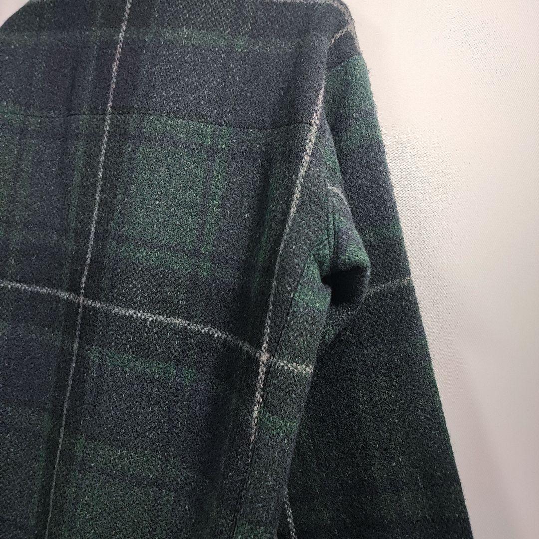 45rpm ダッフルコート チェック柄 ショート丈 サイズ3 Lサイズ