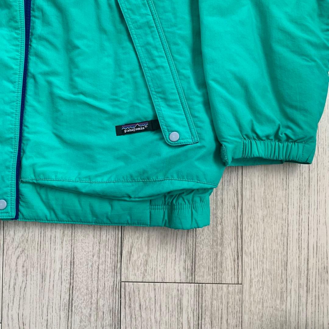 90s フォールラインインサレーテッド　M〜Lサイズ相当　エメラルドグリーン