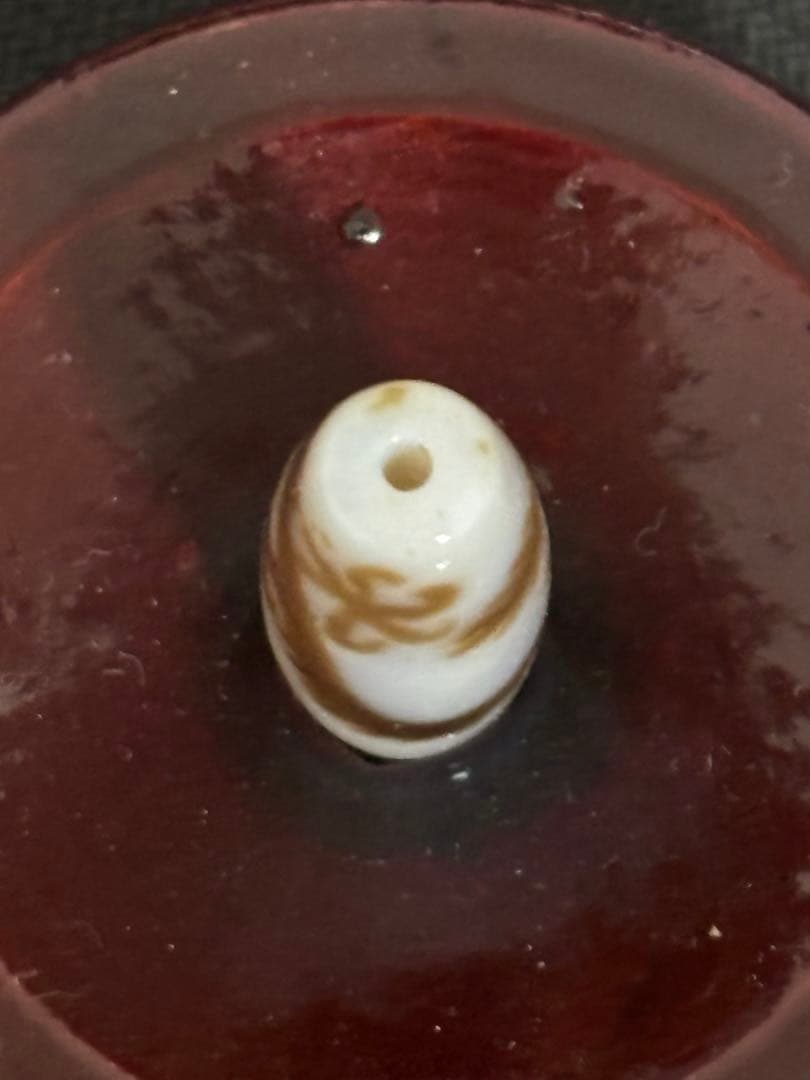 超激レア‼︎ 至純 白皇帝龍神天珠 風水　希少高級天珠 白五本爪龍神天珠