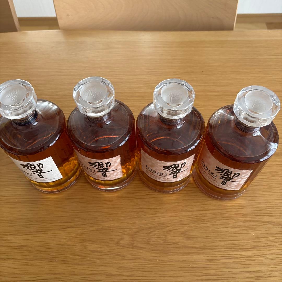 響　ブレンダーズチョイス3本　ジャパニーズハーモニー1本