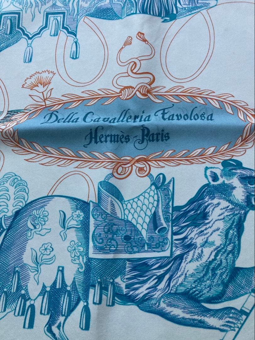 エルメス　スカーフ　ダブルフェイス