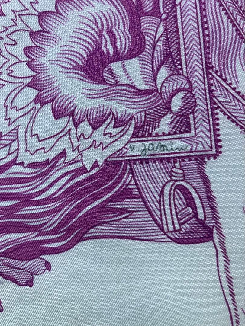 エルメス　スカーフ　ダブルフェイス