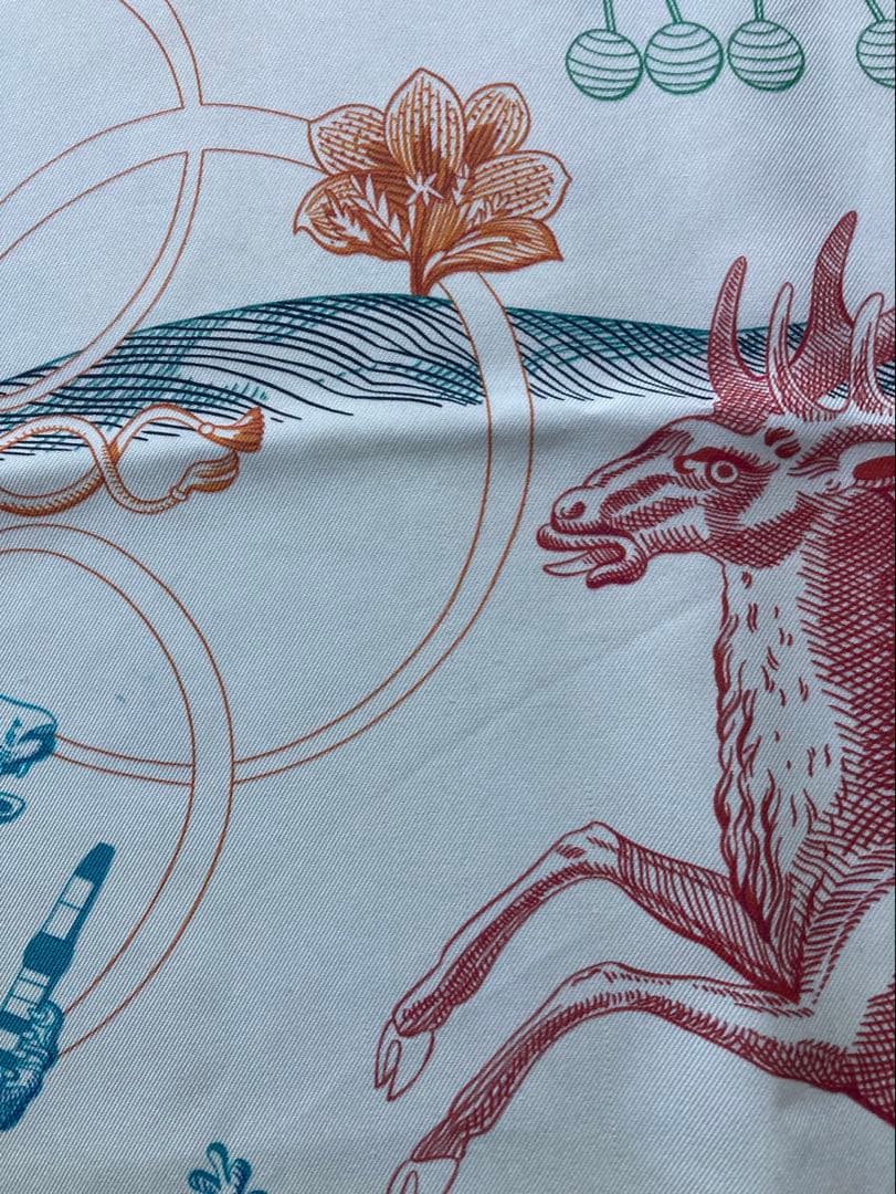 エルメス　スカーフ　ダブルフェイス