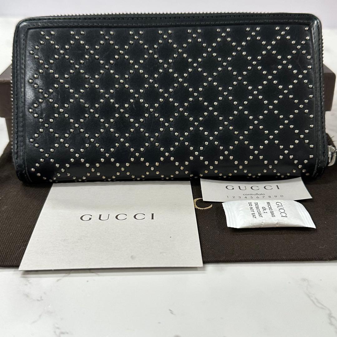 超良品‼️ グッチ　GUCCI 長財布　インターロッキングGG ラウンドファスナー