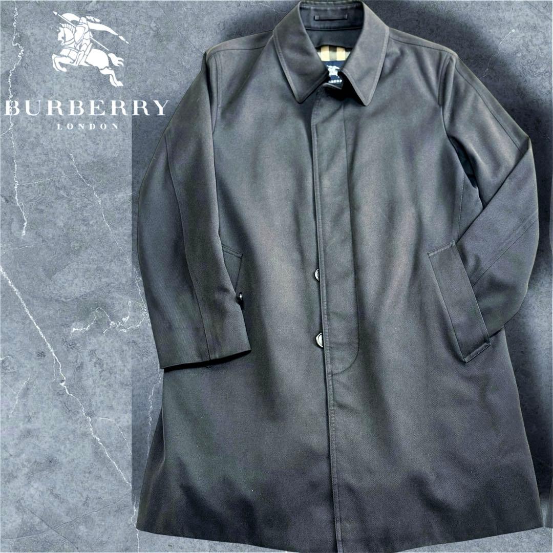【美品】BURBERRY LONDON ステンカラーコートライナー防水