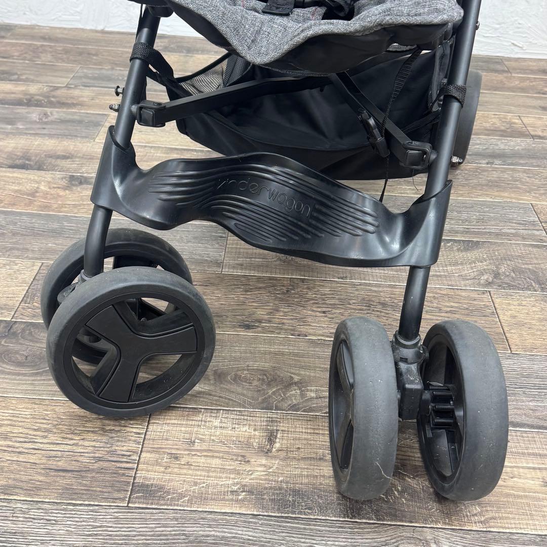 キンダーワゴン DUO シティHOPII 2人乗りベビーカー バギー