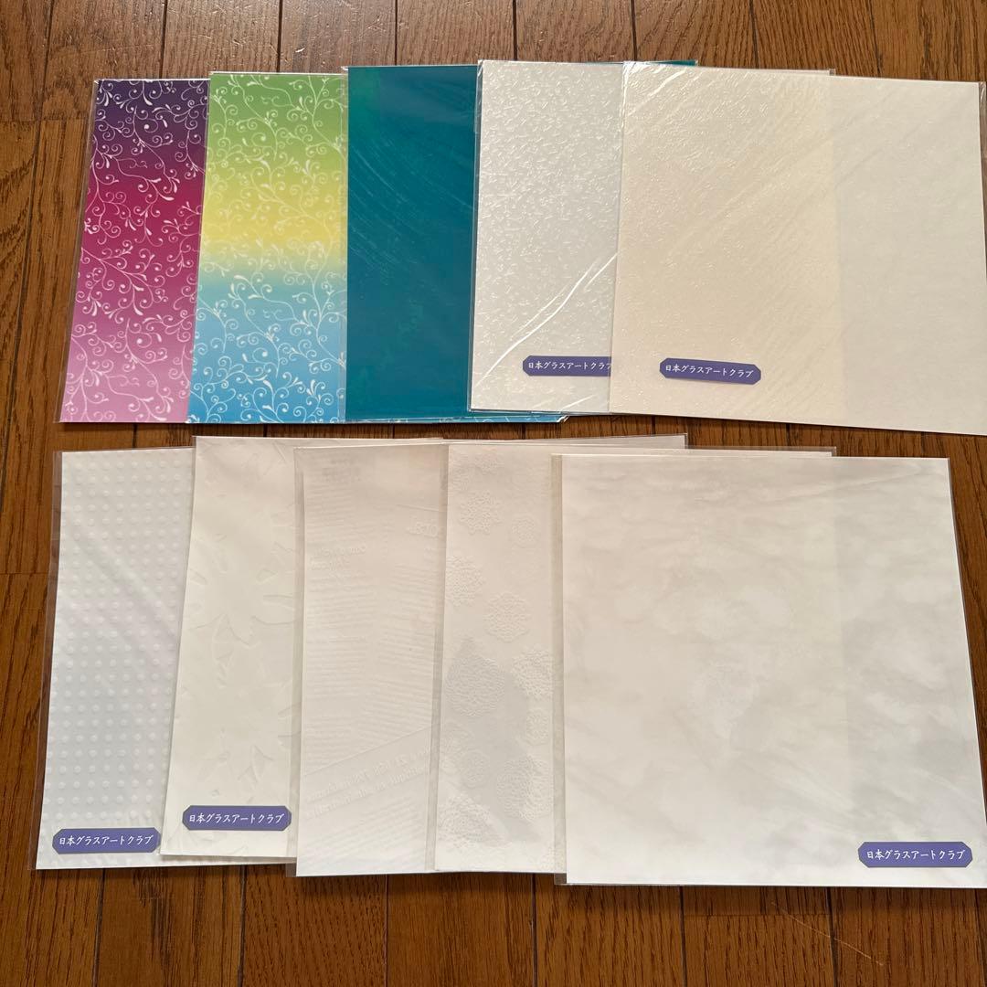 ⭐️専用です⭐️グラスアート限定フィルム10枚セット