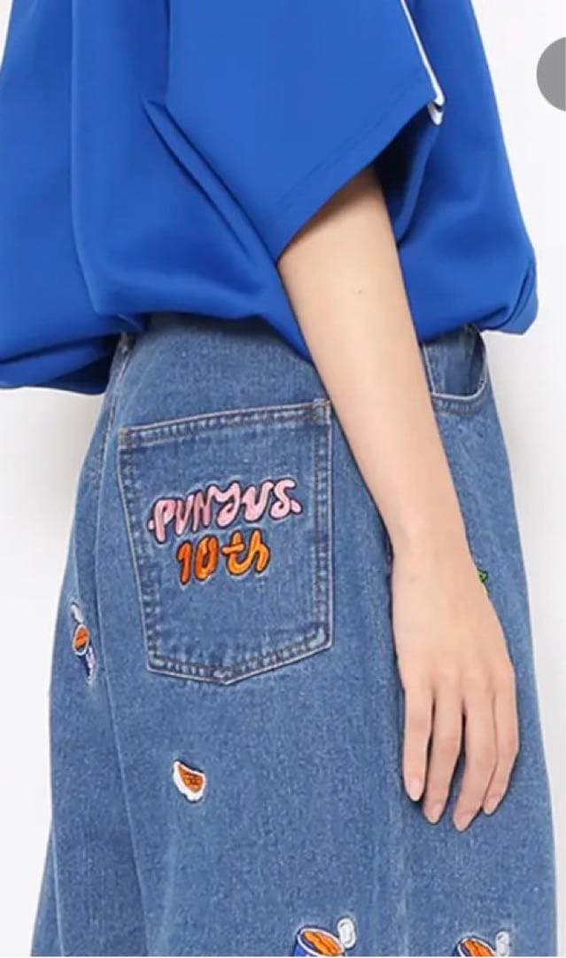 PUNYUS☆10thアニバーサリー☆ワイドデニムパンツ☆3サイズ☆新品未開封