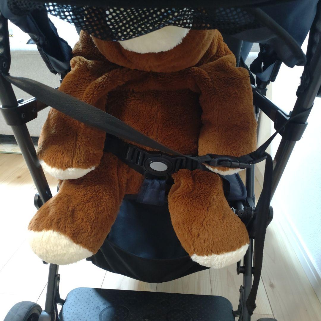 KATOJI ネイビー ベビーカー　2人乗り バギー　さんぽ