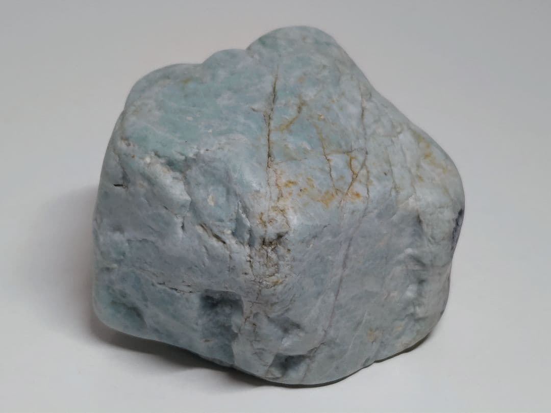 青灰 781g 翡翠 ヒスイ 原石 鑑賞石 自然石 誕生石 鉱物 鉱石 水石