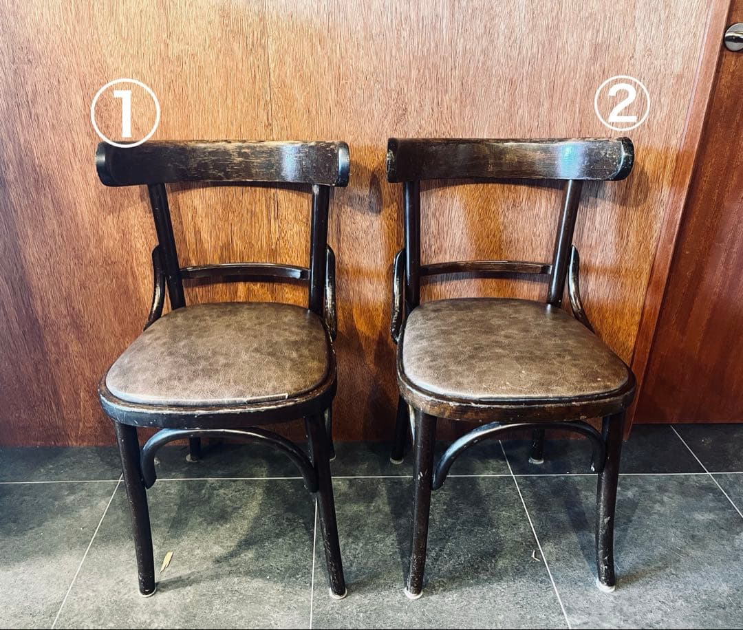 ②ダイニングチェア　アンティーク　※1脚のみ
