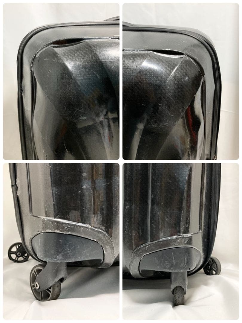 サムソナイト コスモライト 123L キャリーケース 超軽量 4輪 大容量 黒