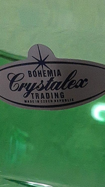 激安！新品。高級ガラスブランド！BOHEMIA クリスタリア インテリア花瓶