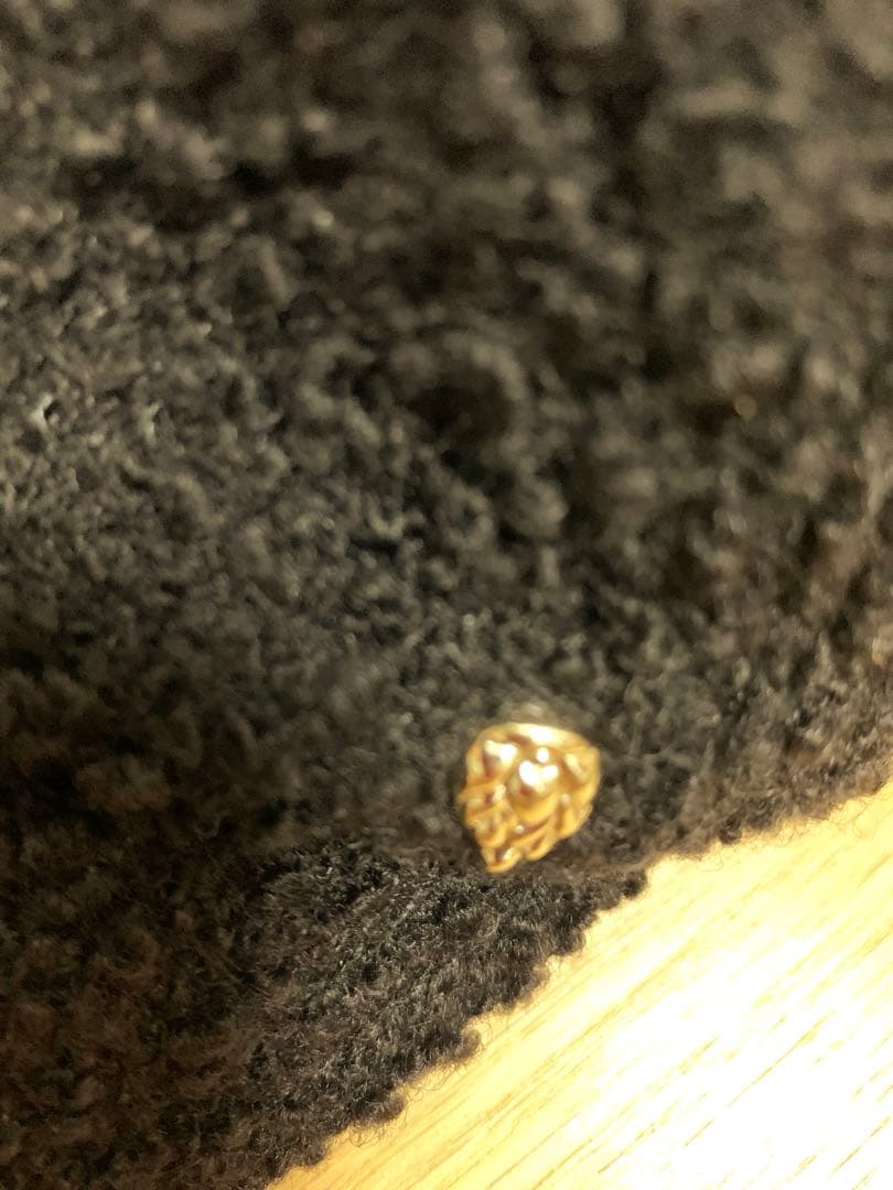 ボア素材 黒 キャップ