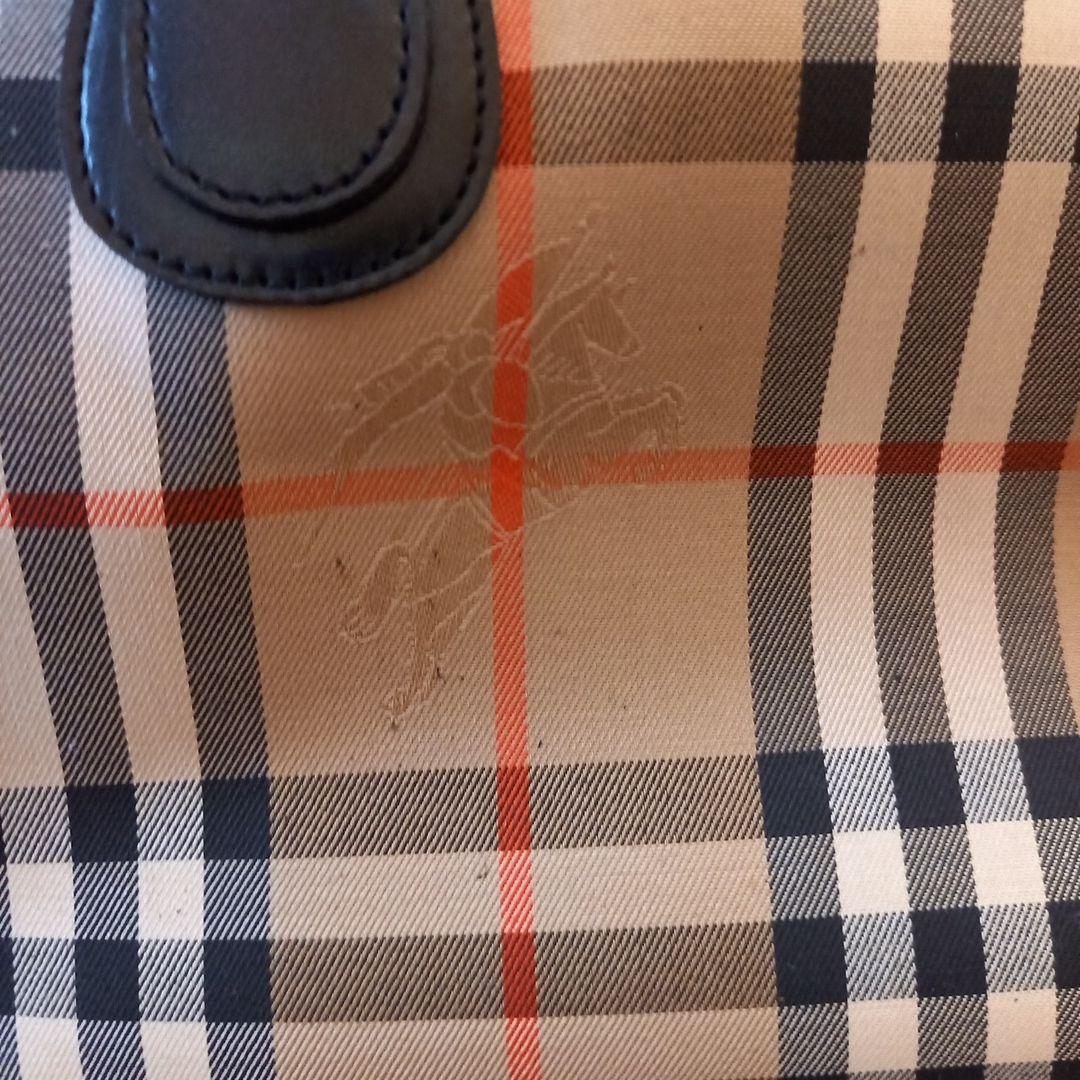 Burberrys　バーバリー　ノバチェック　ボストンバッグ　シャドーホースロゴ