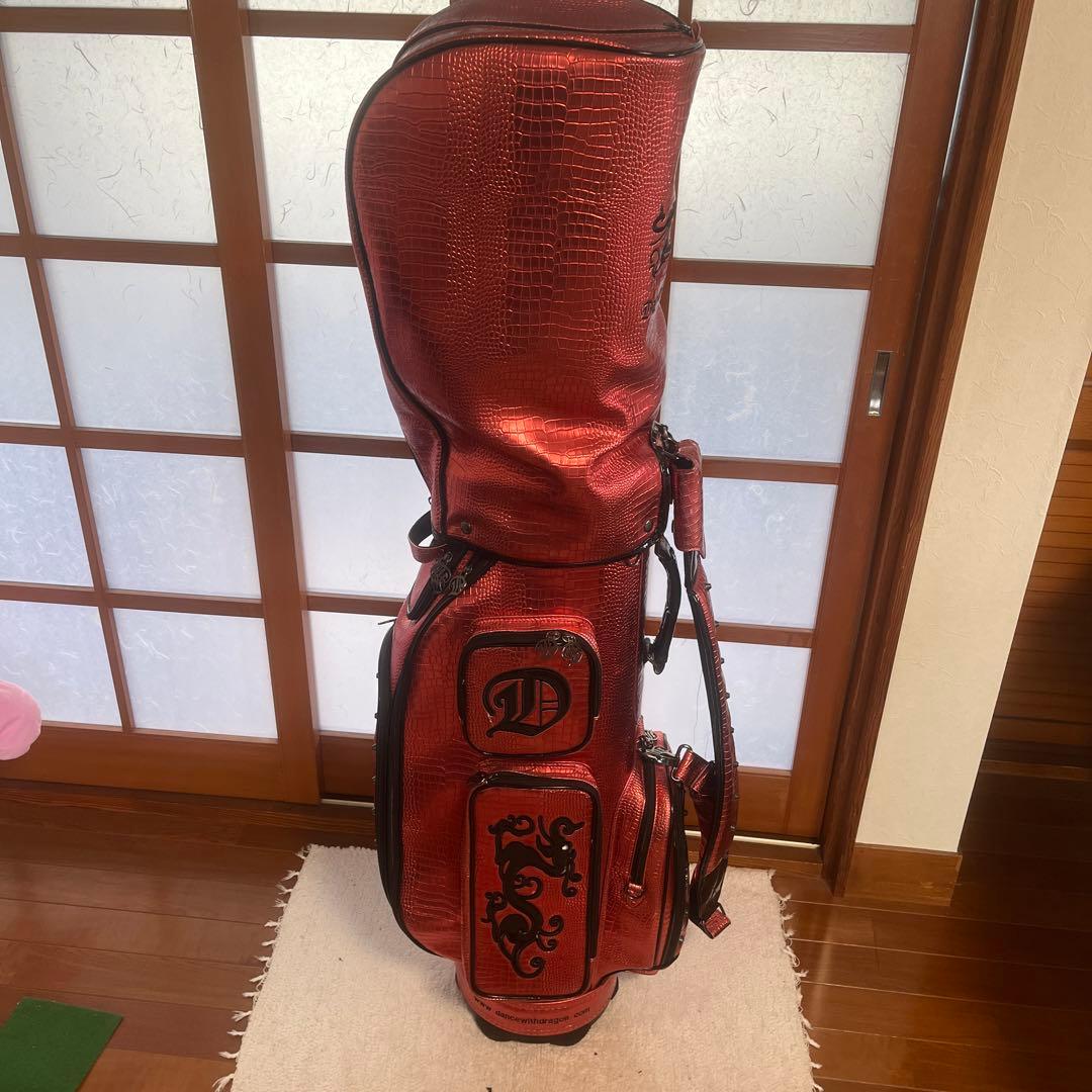 Dance With Dragon ゴルフバッグ レッド