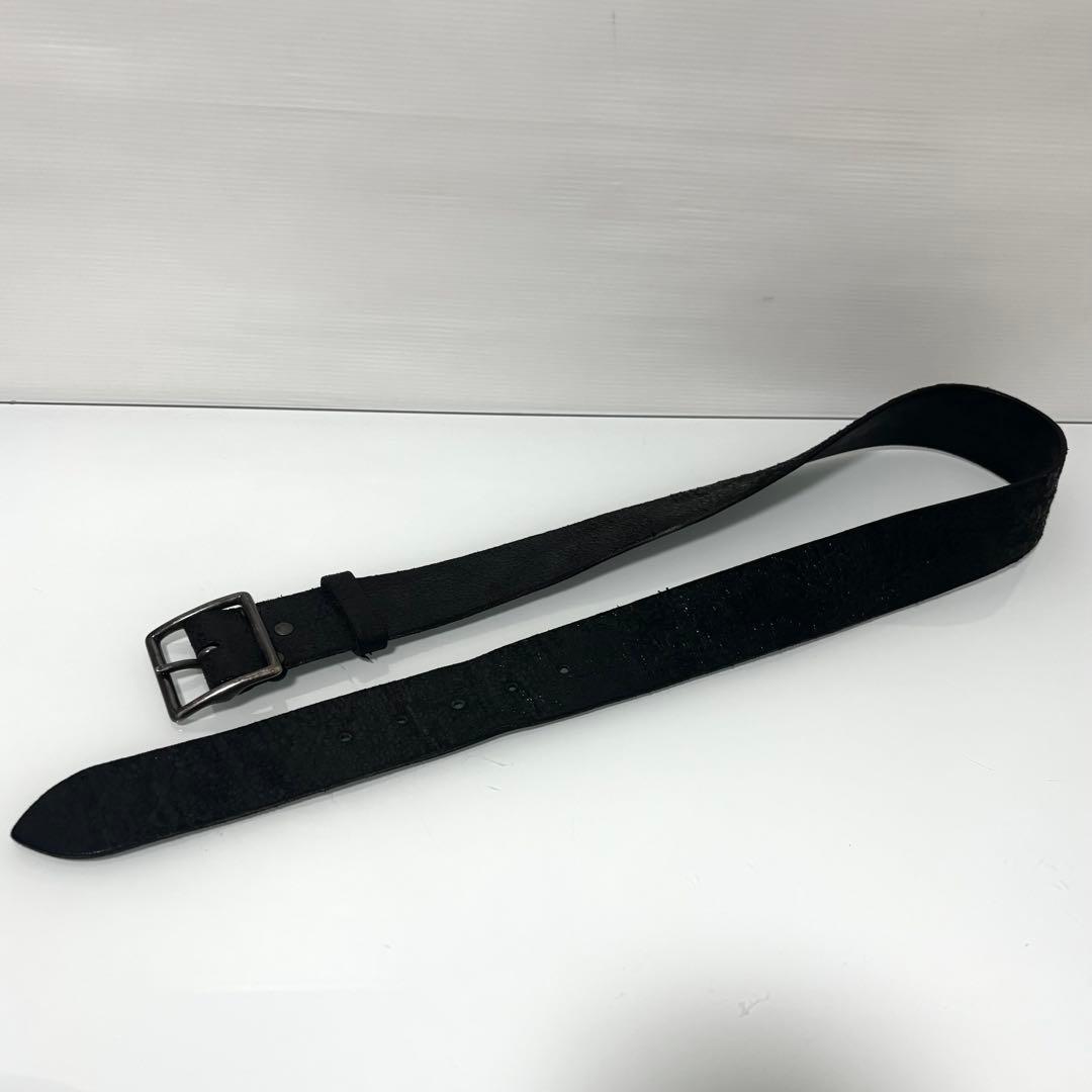 RRL ダブルアールエル エイジング加工 バックル レザーベルト 32