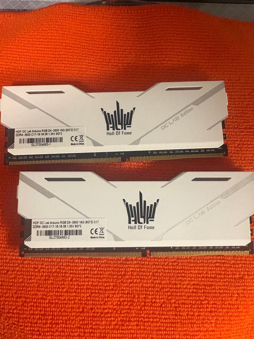 メモリー HOF OC Lab Arduino RGB D4-3600 16G 2x8G