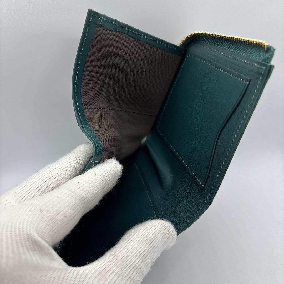 【未使用品】レンマ　クルバ　L字財布　ペトローリオ　プエブロレザー