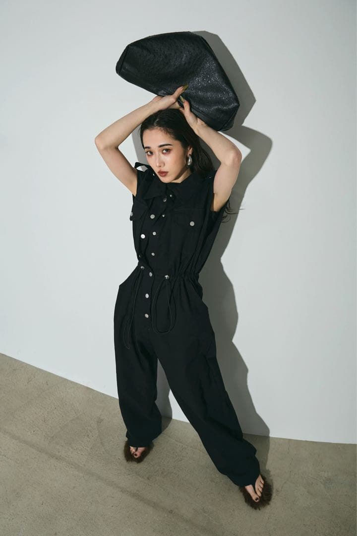 ⭐️andrea&co【AUBREY】⭐️完売ダブルポケットドロストオールインワン