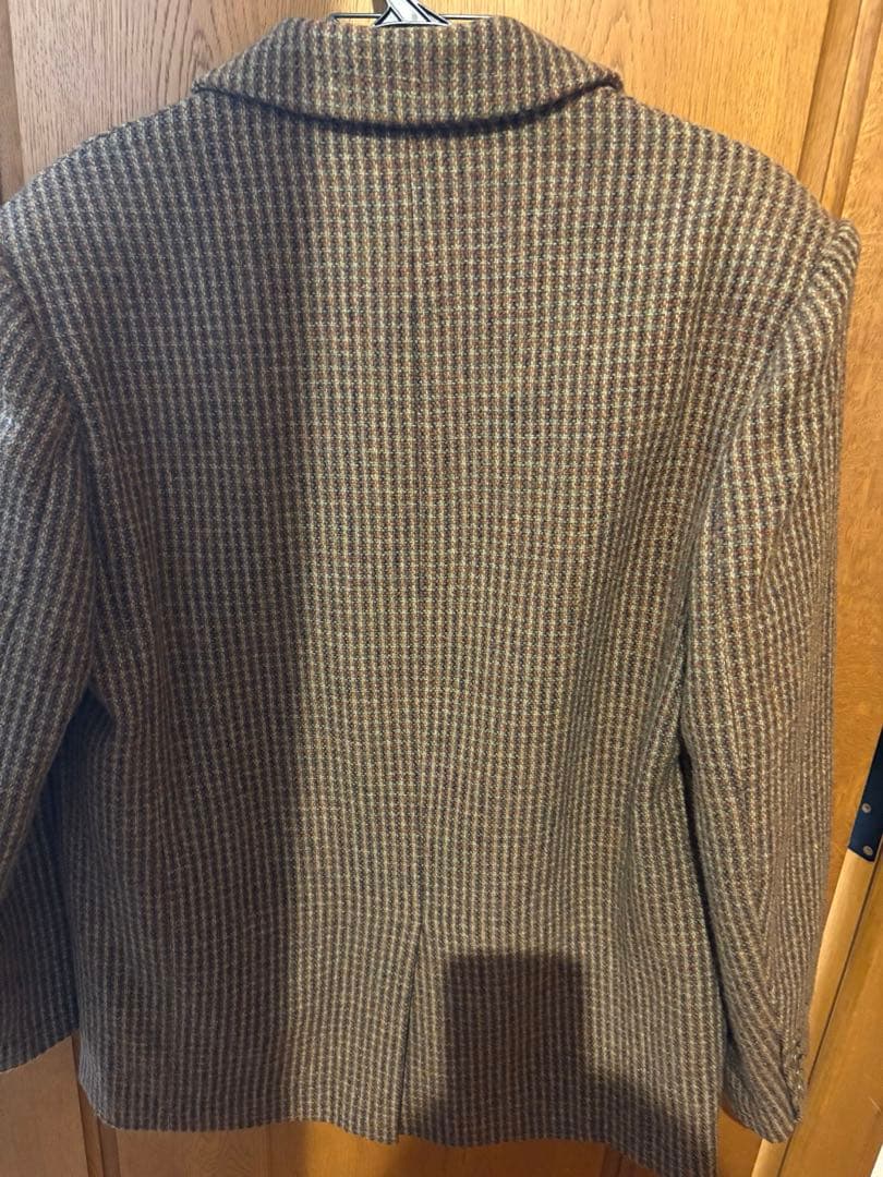 ジャケット・アウター Wool100% Check Jacket 36