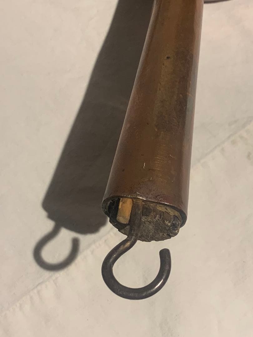 フランス 希少 唯一無二 極厚重量感 ヌガー鍋 槌目 ポエロン 片手鍋 16cm